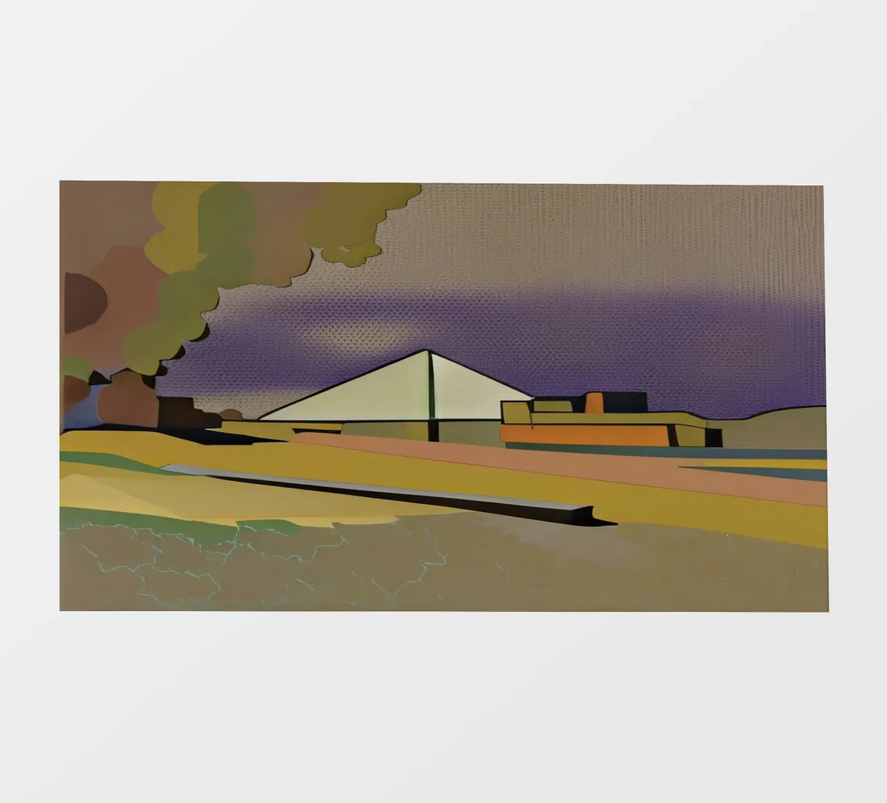 Excursion_view of bridge in Cologne_1 backlit film by Abstract Art by LK