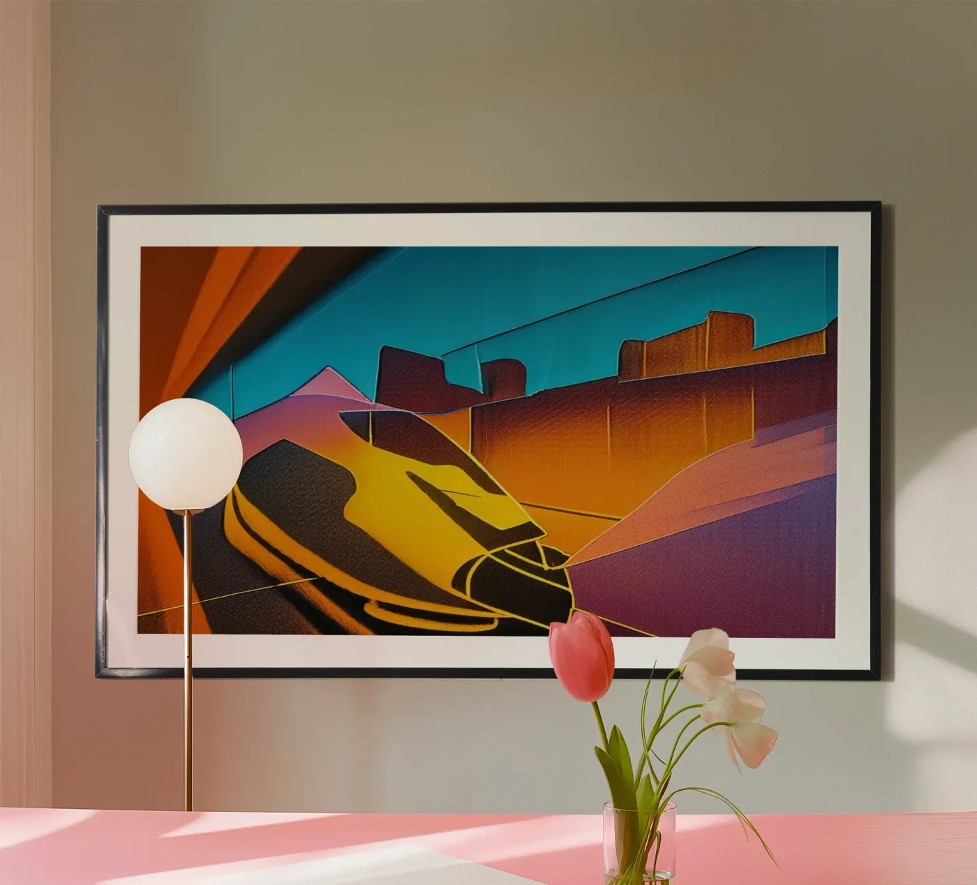 Excursion_view from station_3 poster by Abstract Art by LK