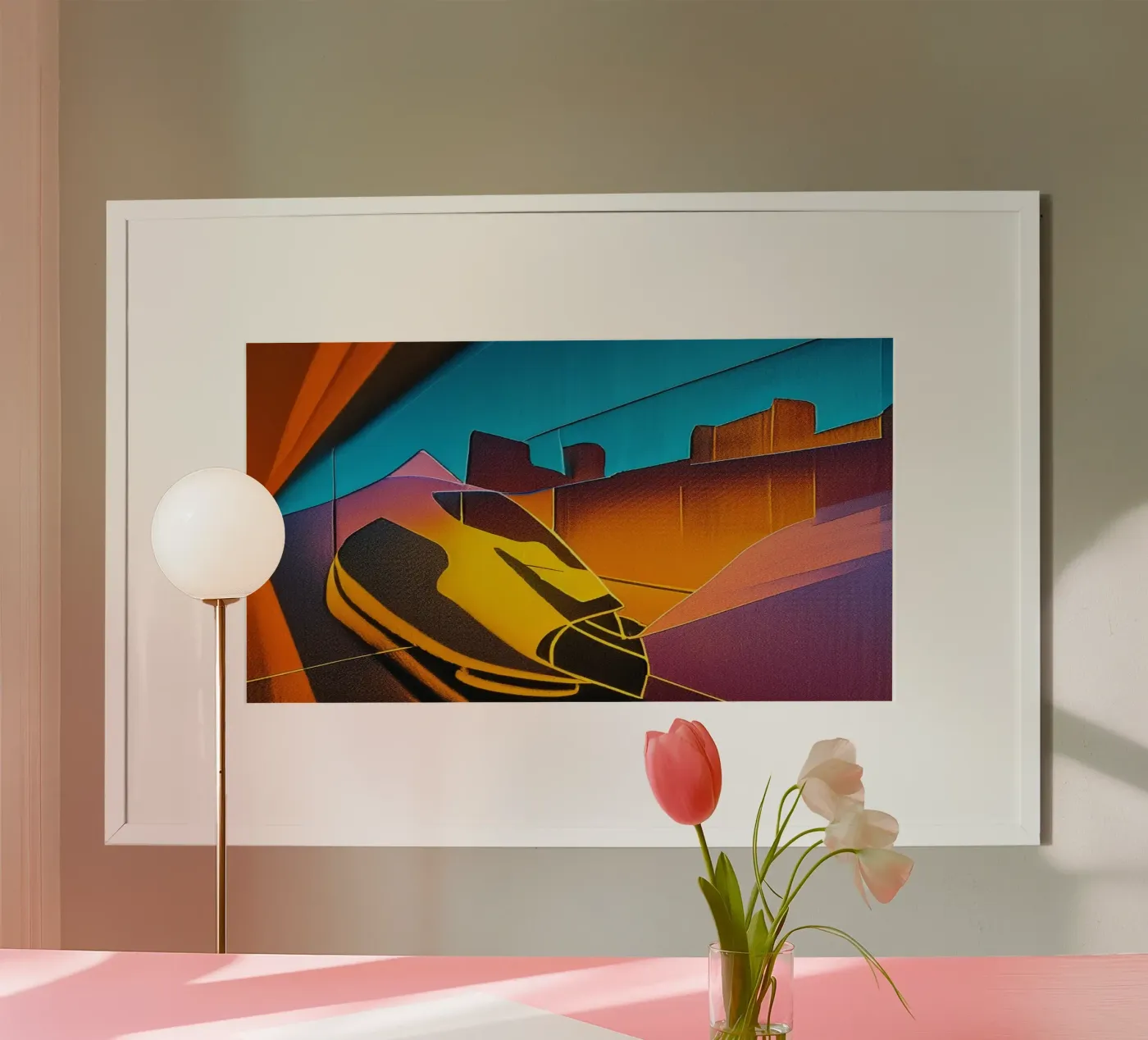 Excursion_view from station_3 poster by Abstract Art by LK