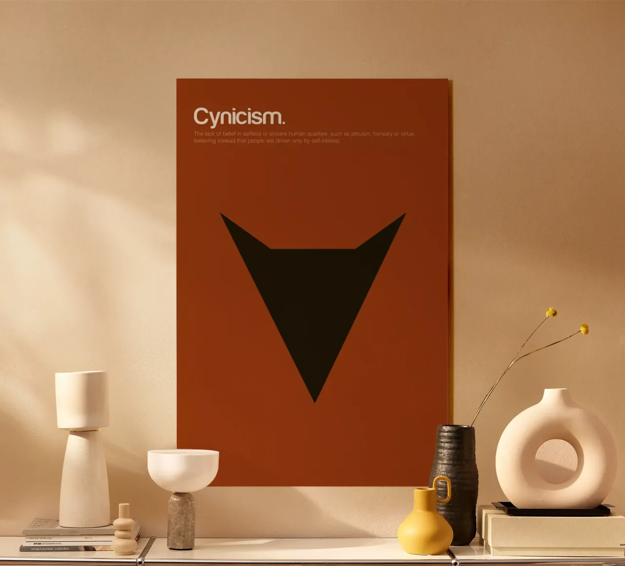 Cynicism plexiglass da Genís Carreras