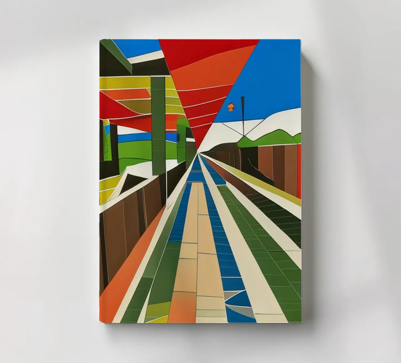 excursion_vue de la gare_4 carnet de notes de Abstract Art by LK