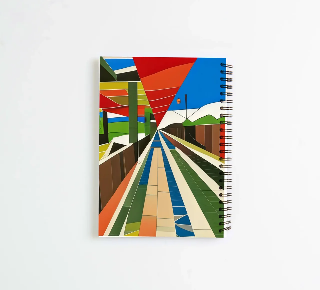 Excursion_view from station_4 spiral notebook by Abstract Art by LK