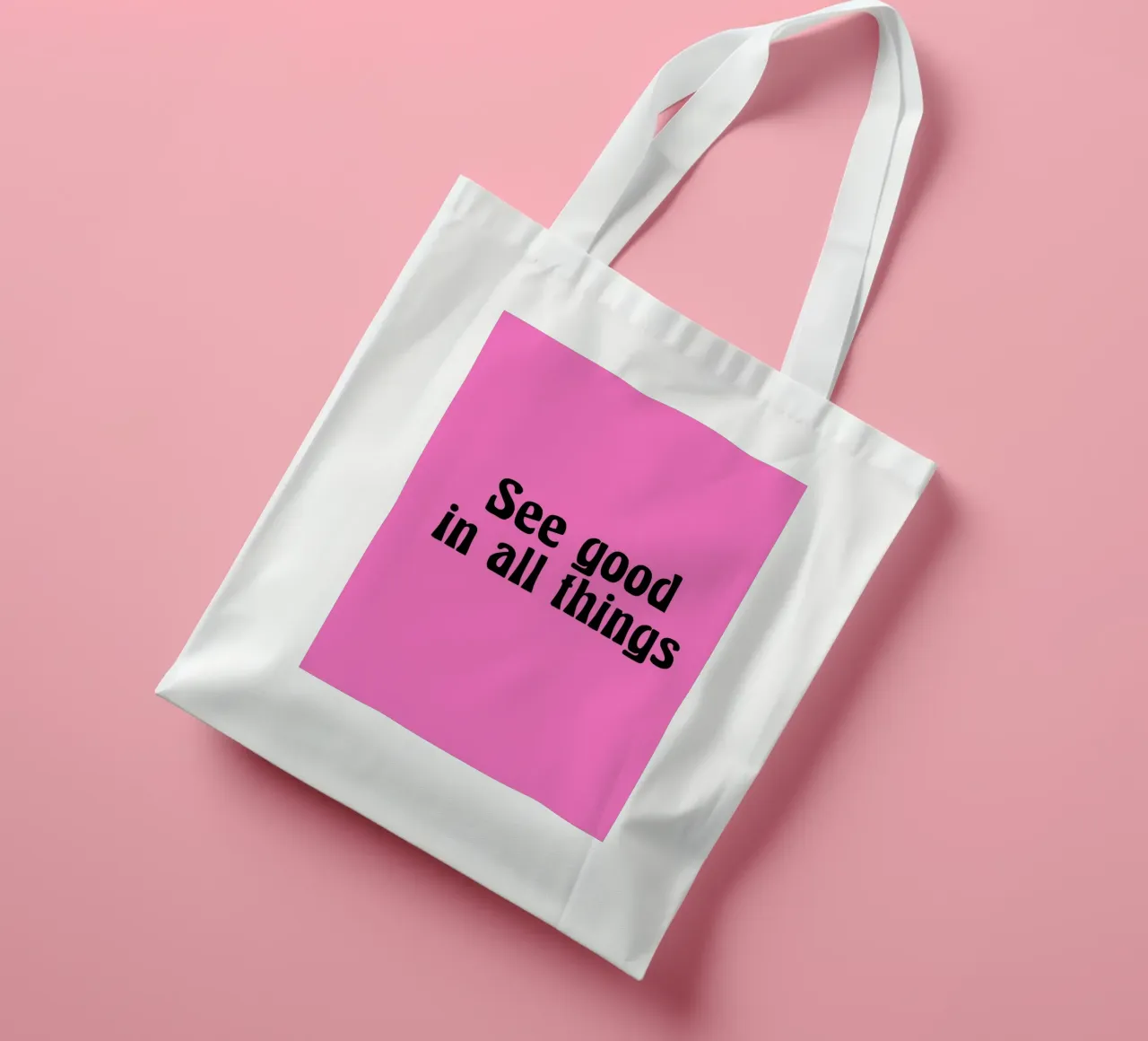 See good in all things borsa in juta da Hej Ibiza by Ute Arnold