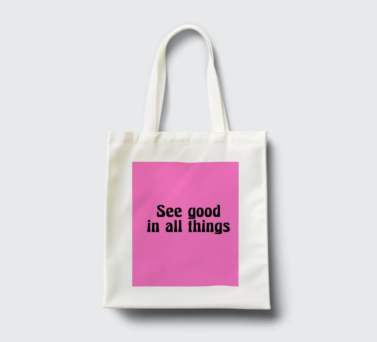 See good in all things borsa in juta da Hej Ibiza by Ute Arnold