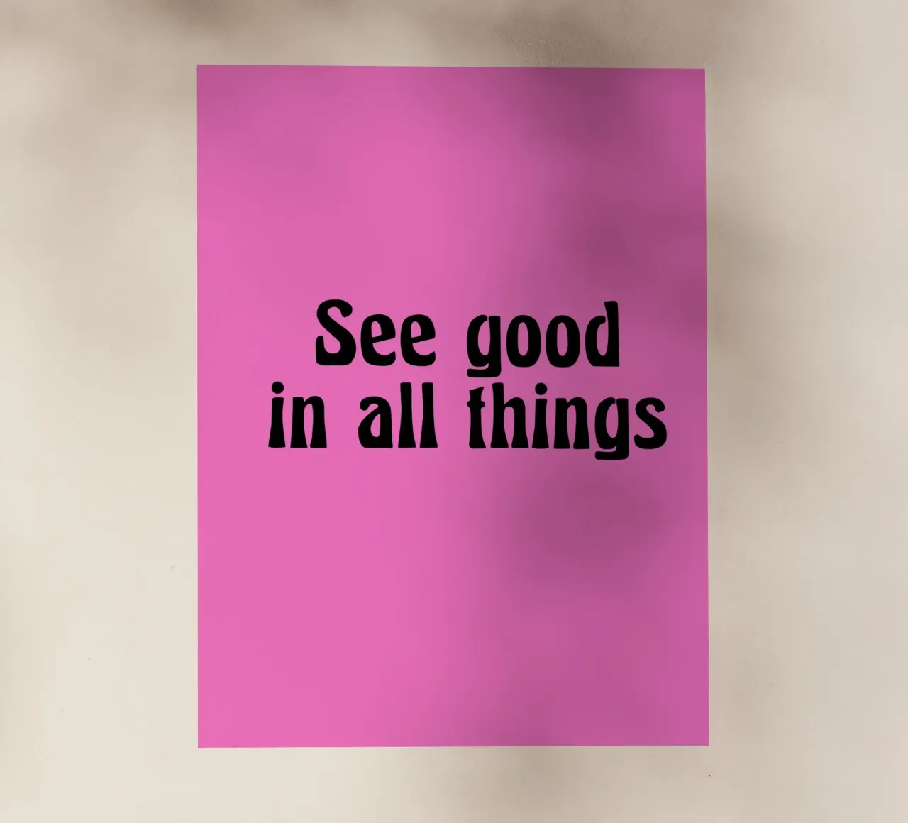 See good in all things pellicola backlit da Hej Ibiza by Ute Arnold