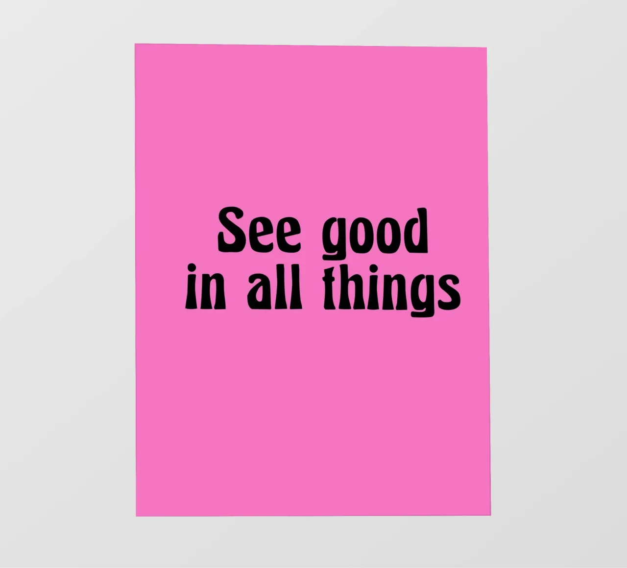 See good in all things pellicola backlit da Hej Ibiza by Ute Arnold