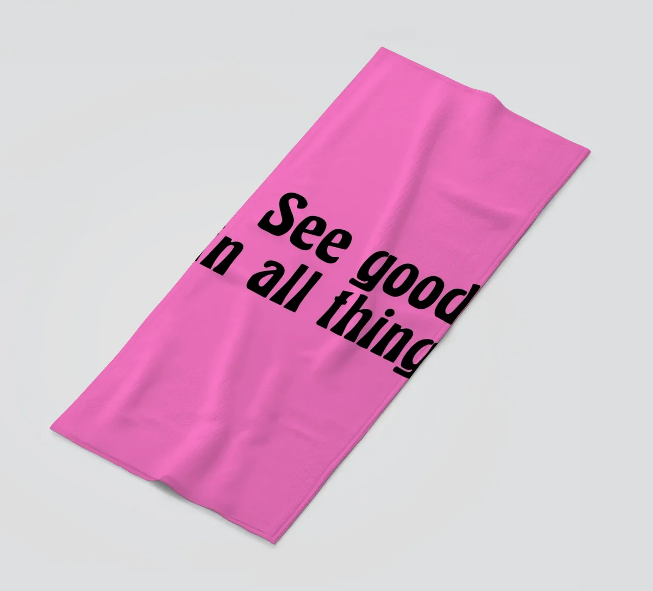 See good in all things telo mare da Hej Ibiza by Ute Arnold