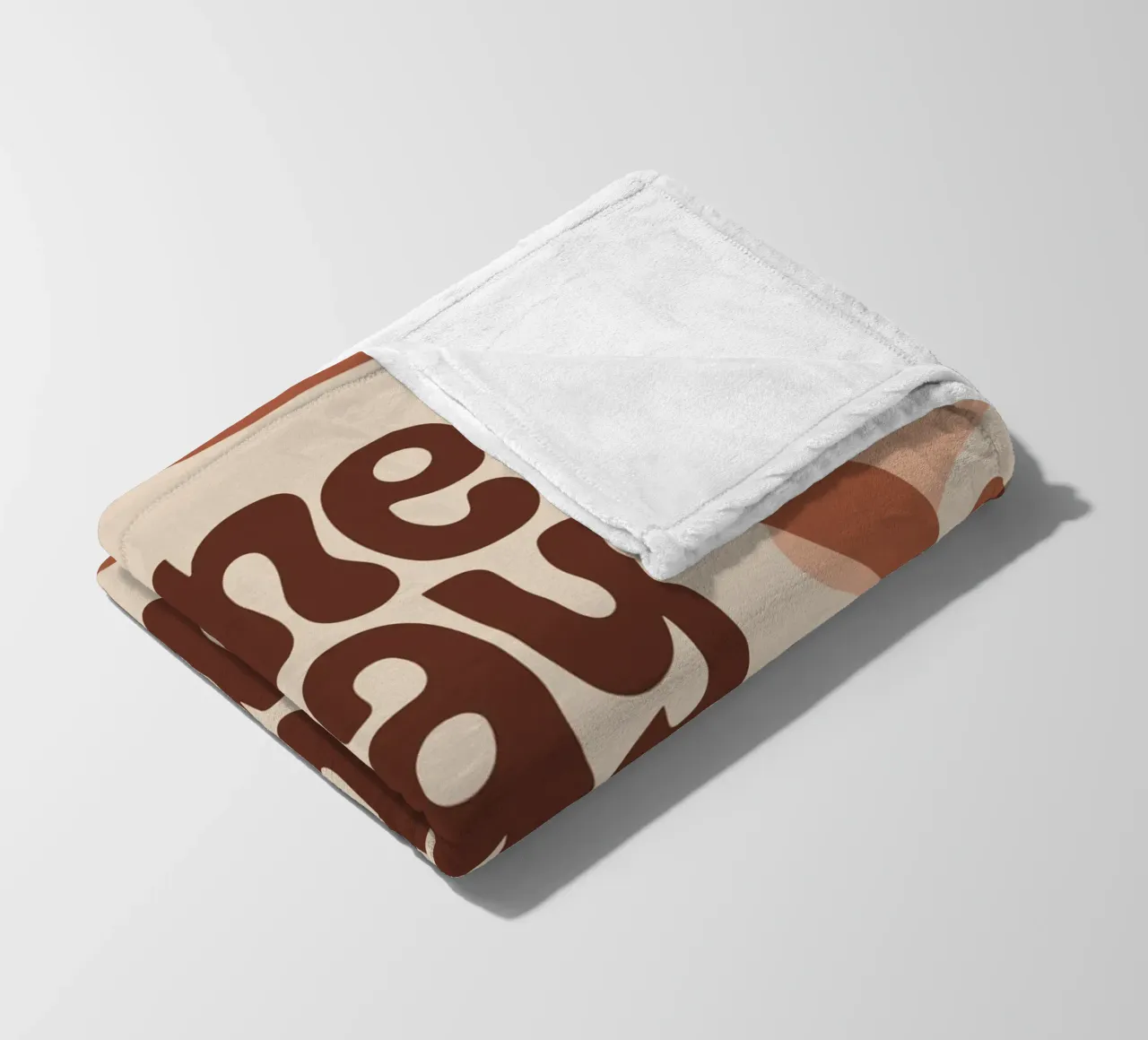 One Day at a Time – Boho Pastel Motivational Design coperta in pile da Soleil Basque