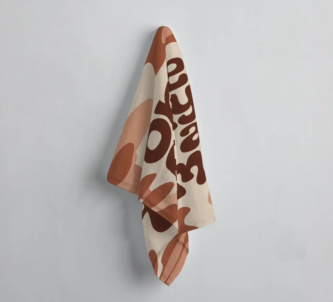 One Day at a Time – Boho Pastel Motivational Design asciugamano da bagno da Soleil Basque