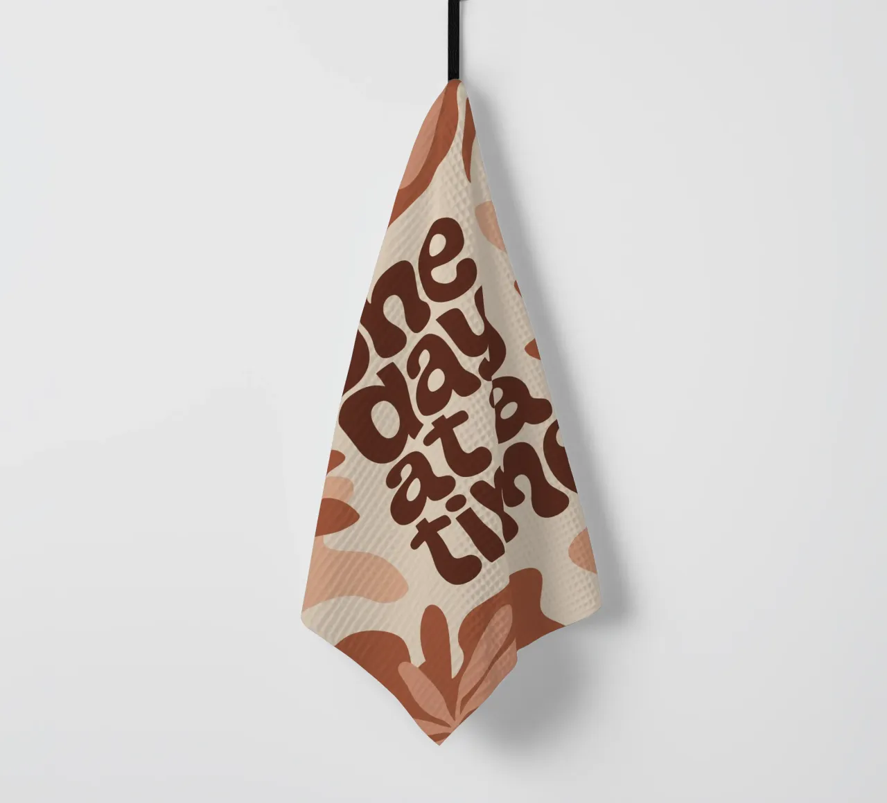 One Day at a Time – Boho Pastel Motivational Design canovaccio da cucina da Soleil Basque