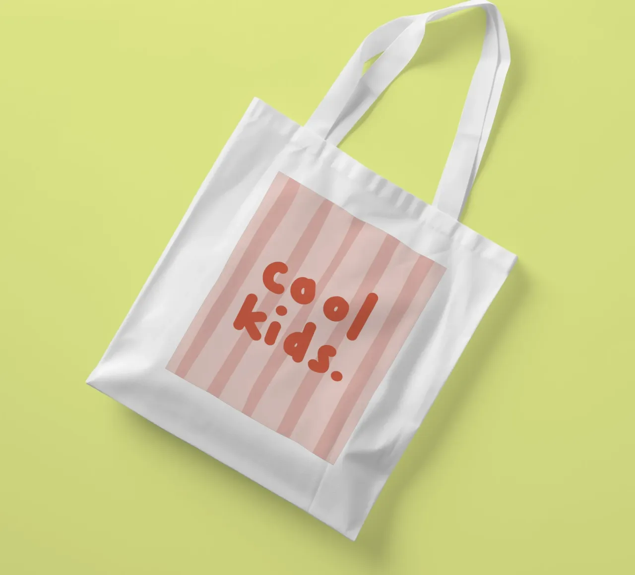Cool kids pink tote bag by we line studio - design