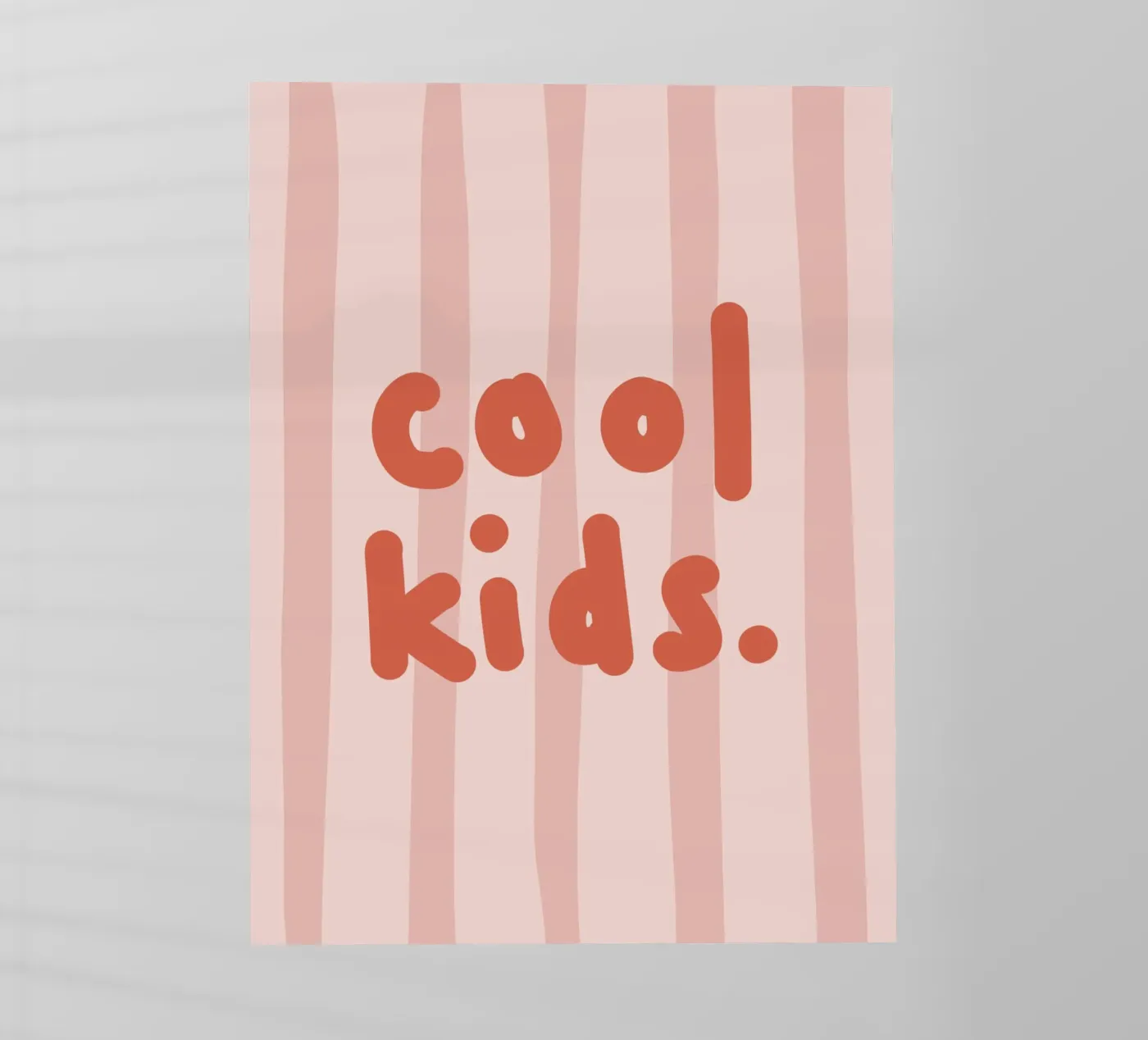 Cool kids pink backlit folie van we line studio - design