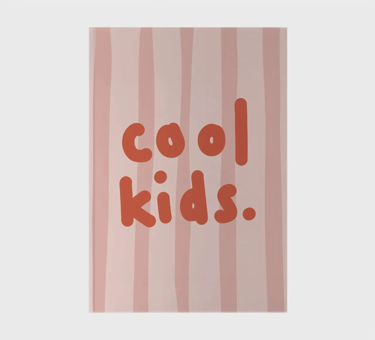 Cool kids pink notebook by we line studio - design