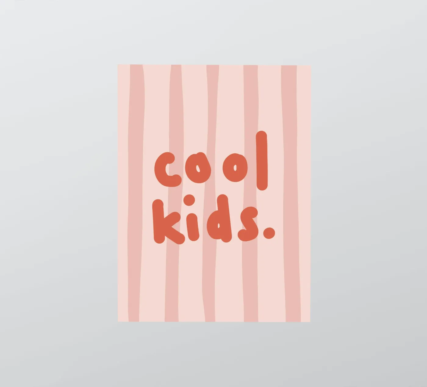 Cool kids pink autocollant de we line studio - design