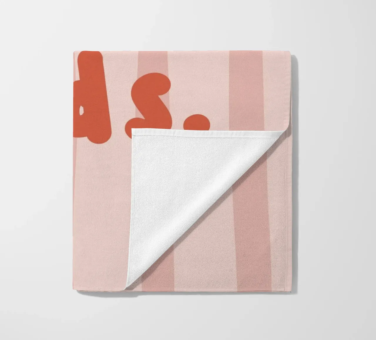 Cool kids pink beach towel by we line studio - design