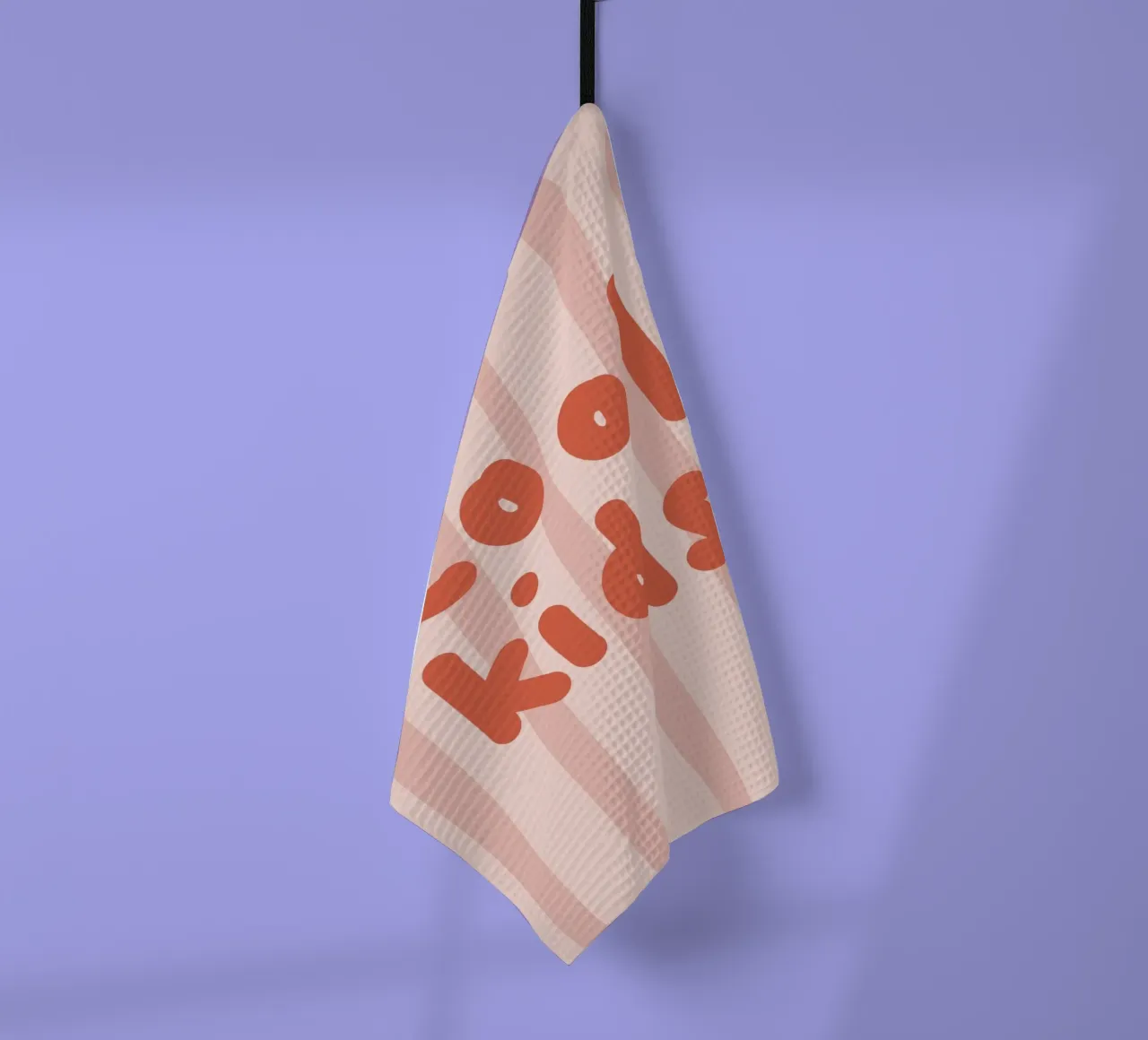 Cool kids pink tea towel by we line studio - design