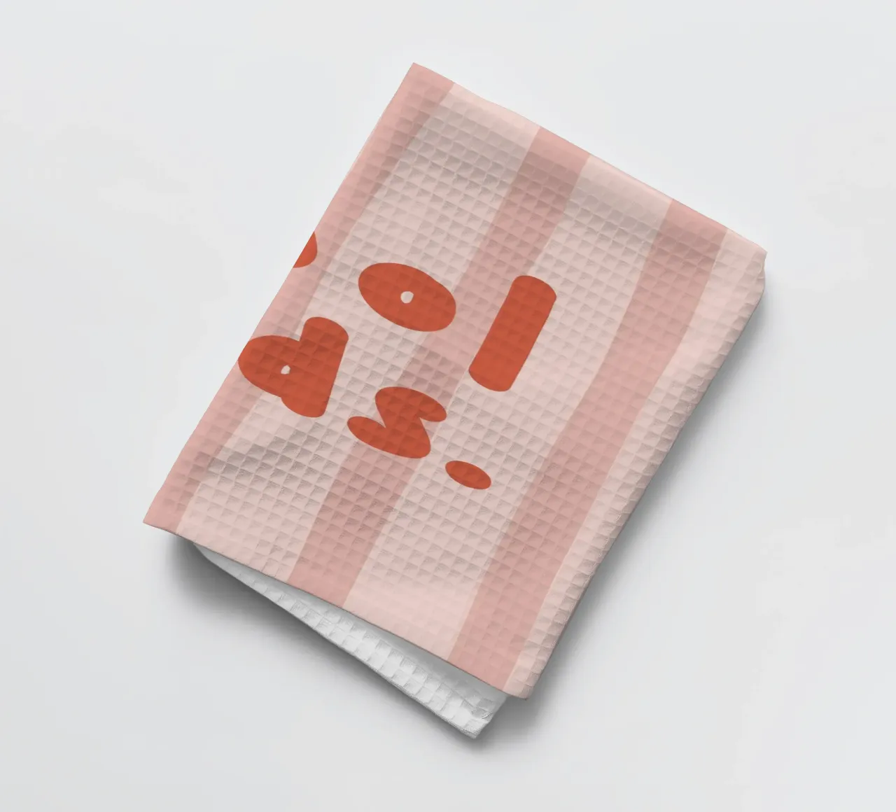 Cool kids pink tea towel by we line studio - design
