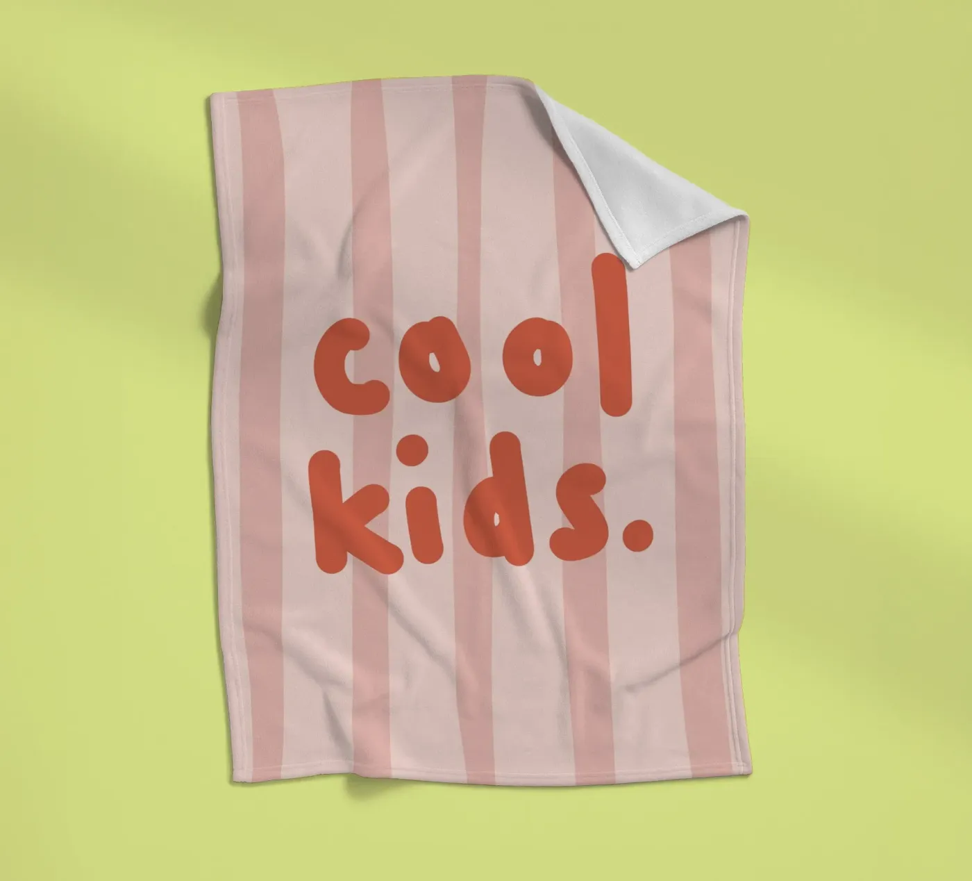 Cool kids pink coperta in pile da we line studio - design