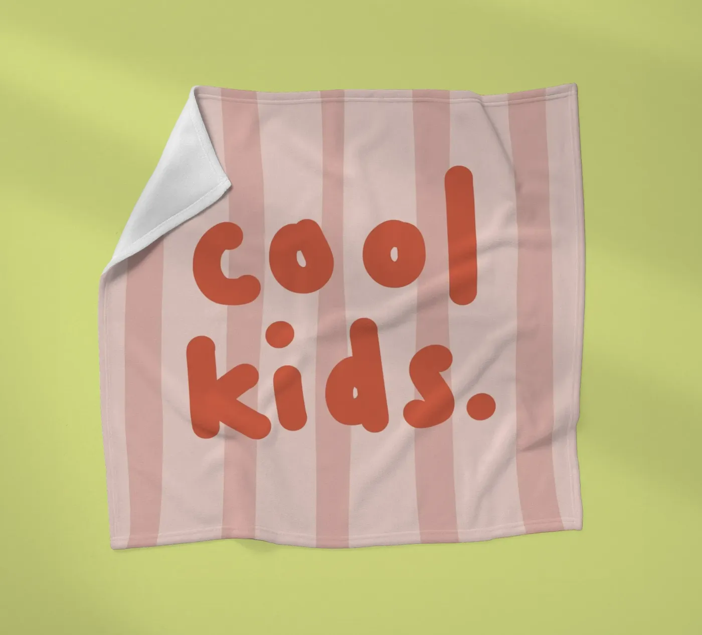 Cool kids pink coperta in pile da we line studio - design