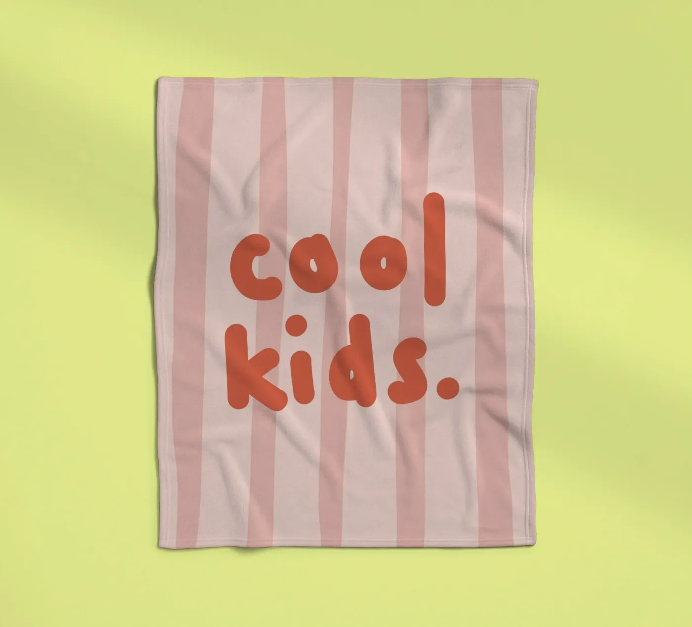 Cool kids pink coperta in pile da we line studio - design