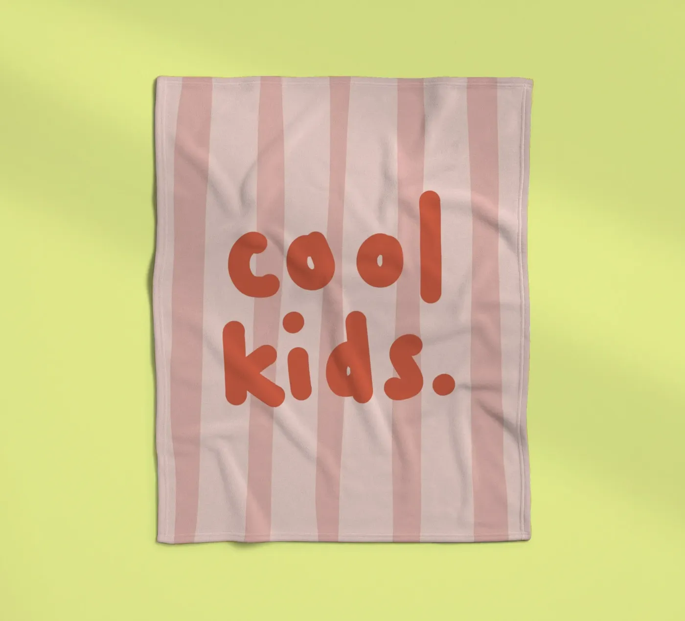 Cool kids pink plaid polaire de we line studio - design