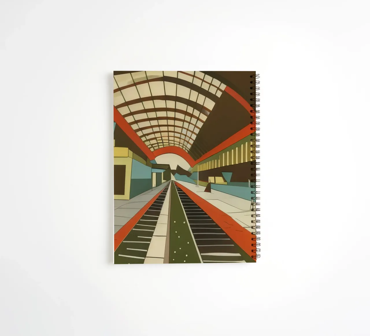 Excursion_view from station_5 spiral notebook by Abstract Art by LK