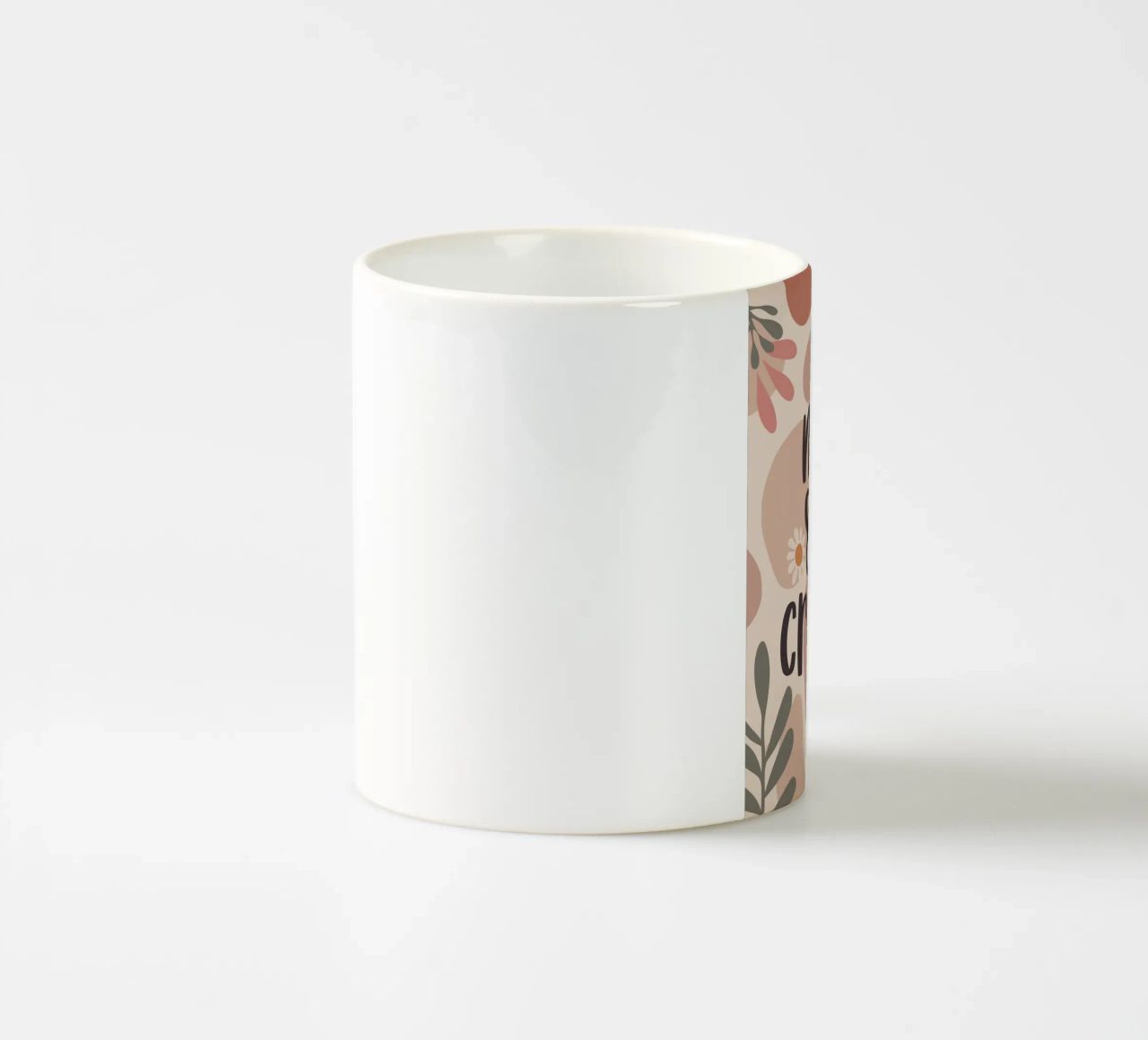 Never Stop Creating – Boho Pastel Crafting Design tazza in ceramica da Soleil Basque