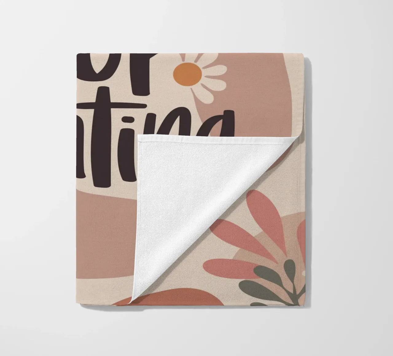 Never Stop Creating – Boho Pastel Crafting Design telo mare da Soleil Basque