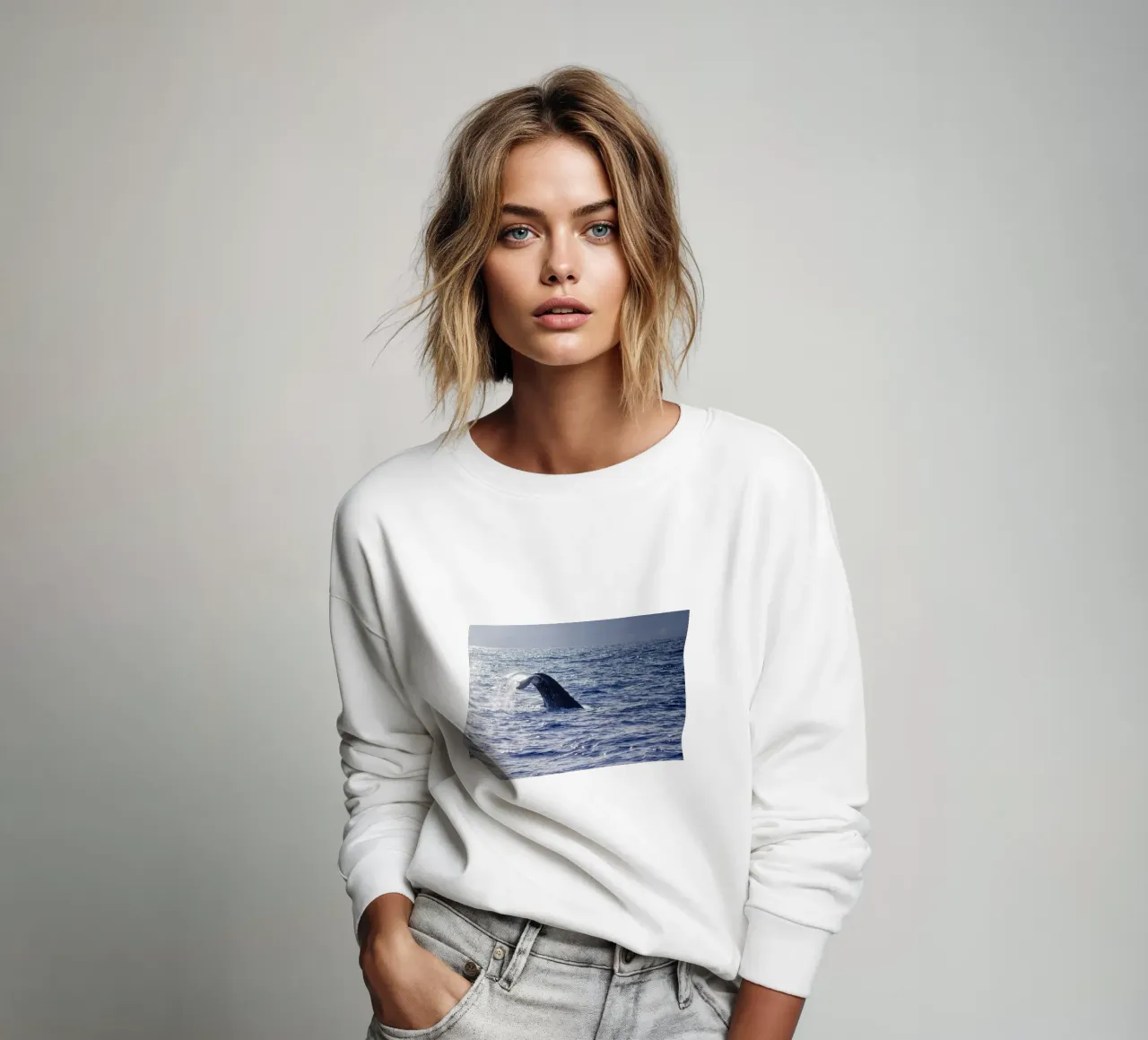L'immersione delle balene 1 felpa da Léa Lefebvre Photography