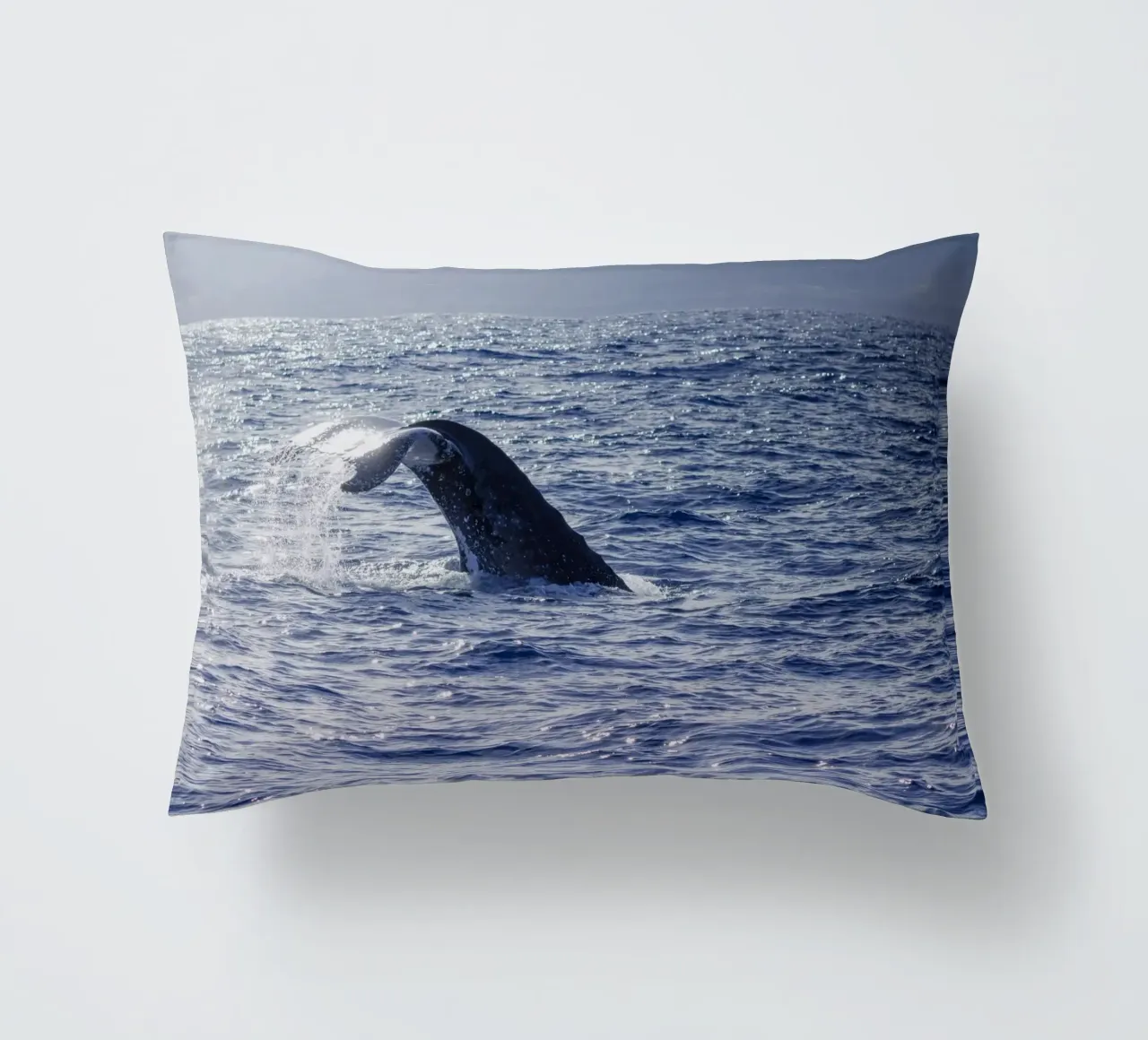 L'immersione delle balene 1 cuscino da Léa Lefebvre Photography