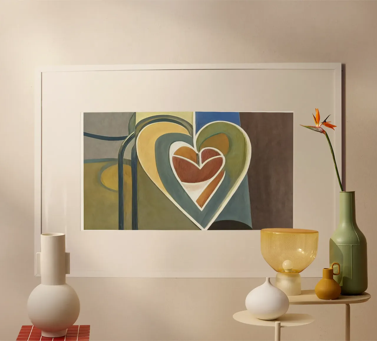 Cuore_1 poster da Abstract Art by LK