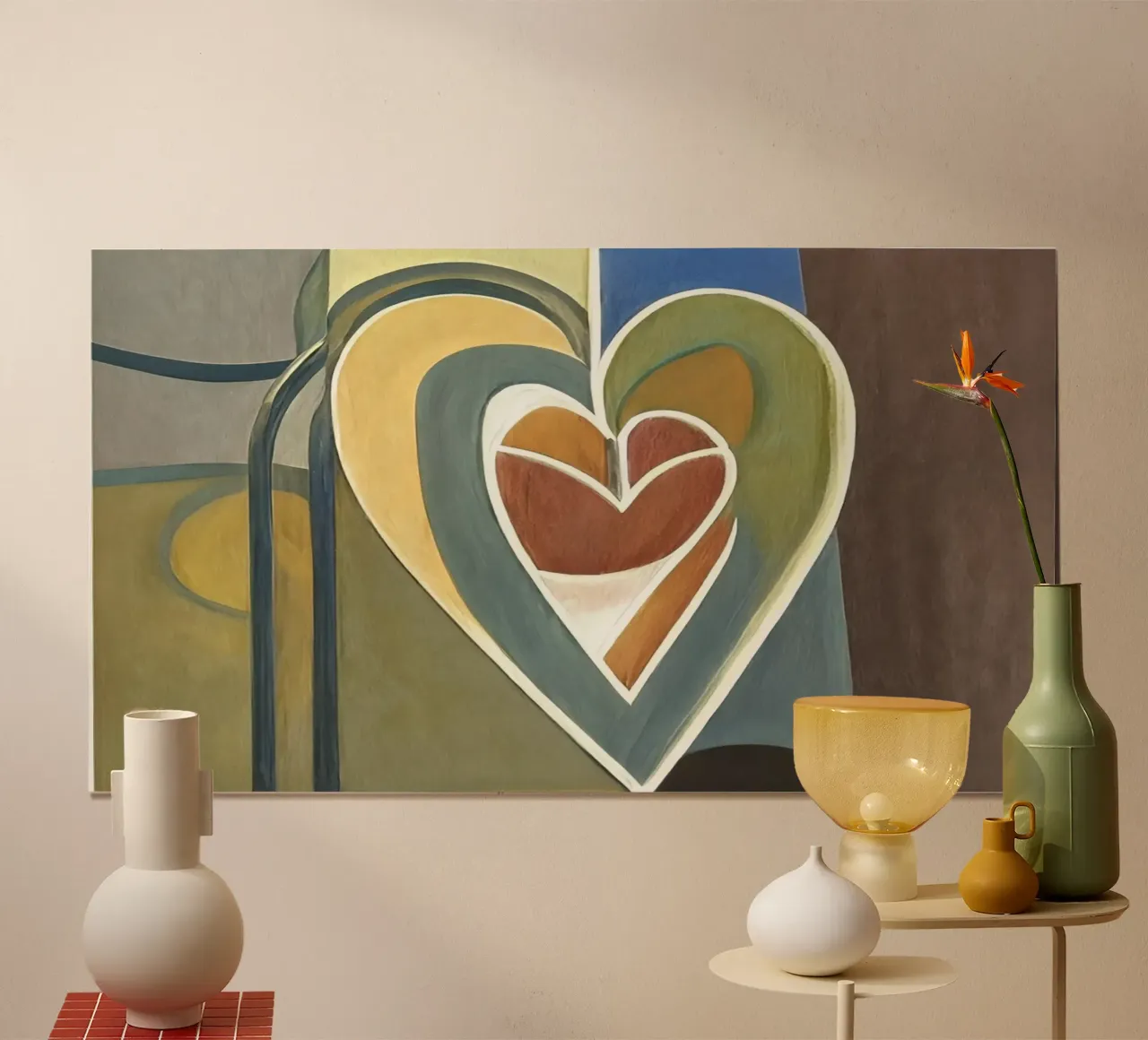 Cuore_1 poster da Abstract Art by LK