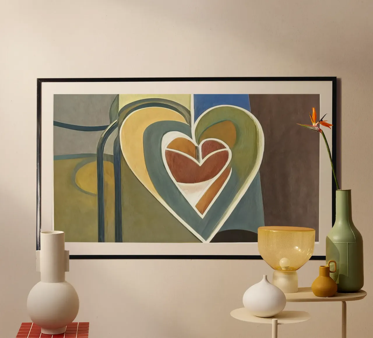 Cuore_1 poster da Abstract Art by LK