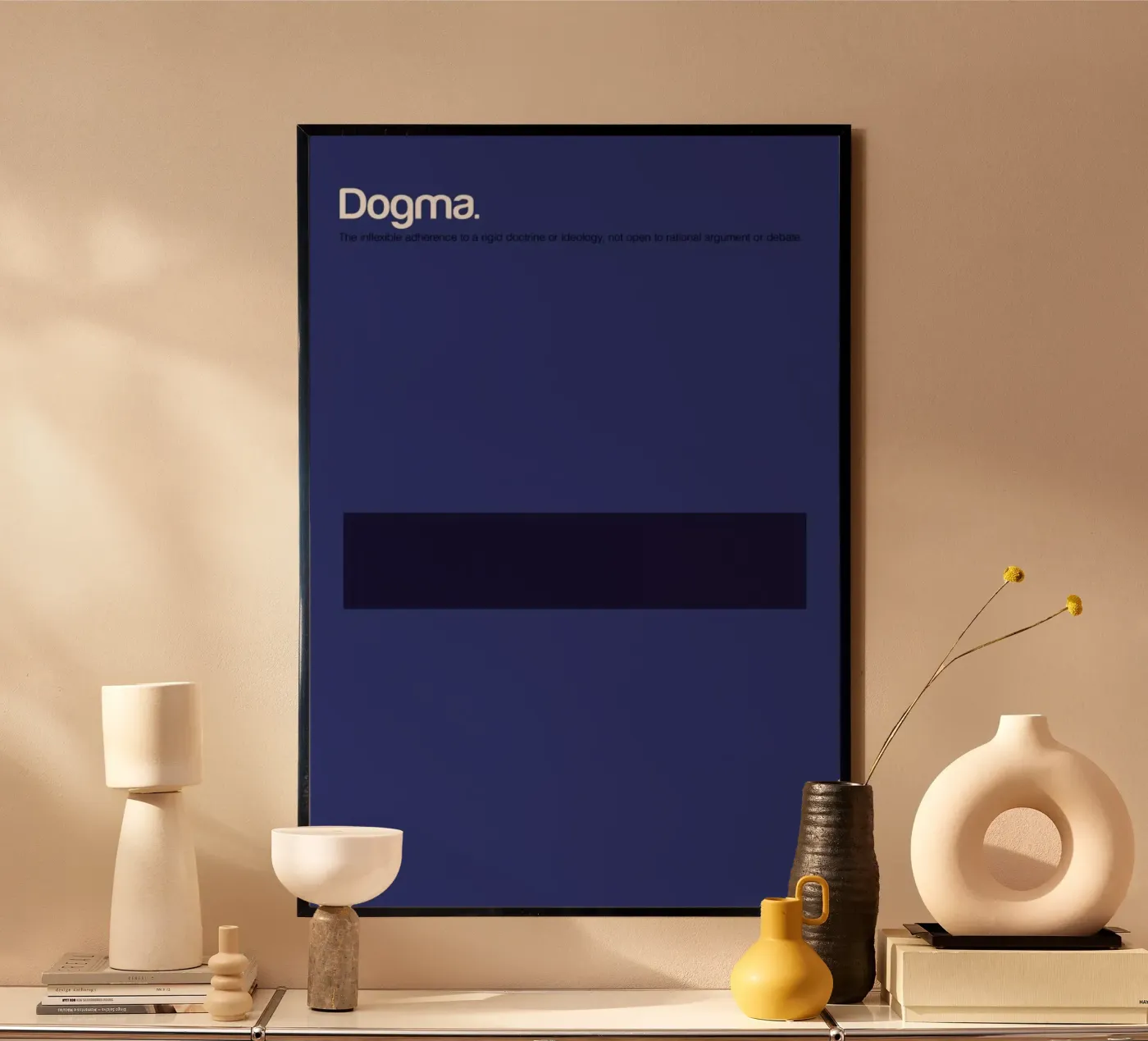 Dogma poster van Genís Carreras