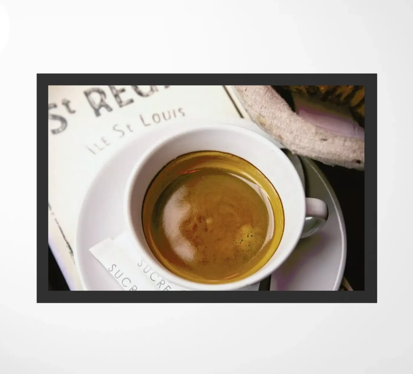 Café deurmat van Magdalena Martin Photography