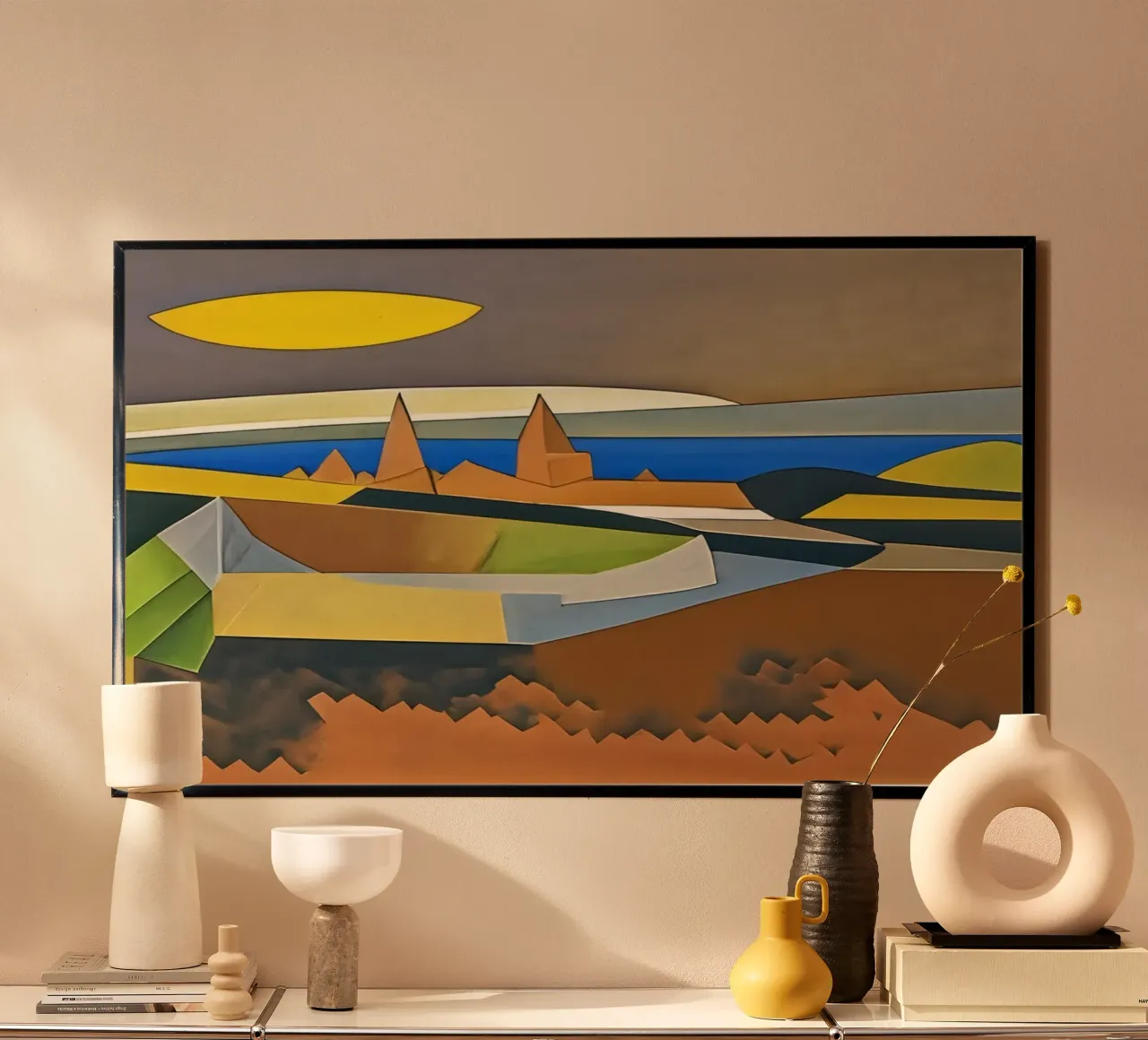 Excursion_landscape_6 poster by Abstract Art by LK