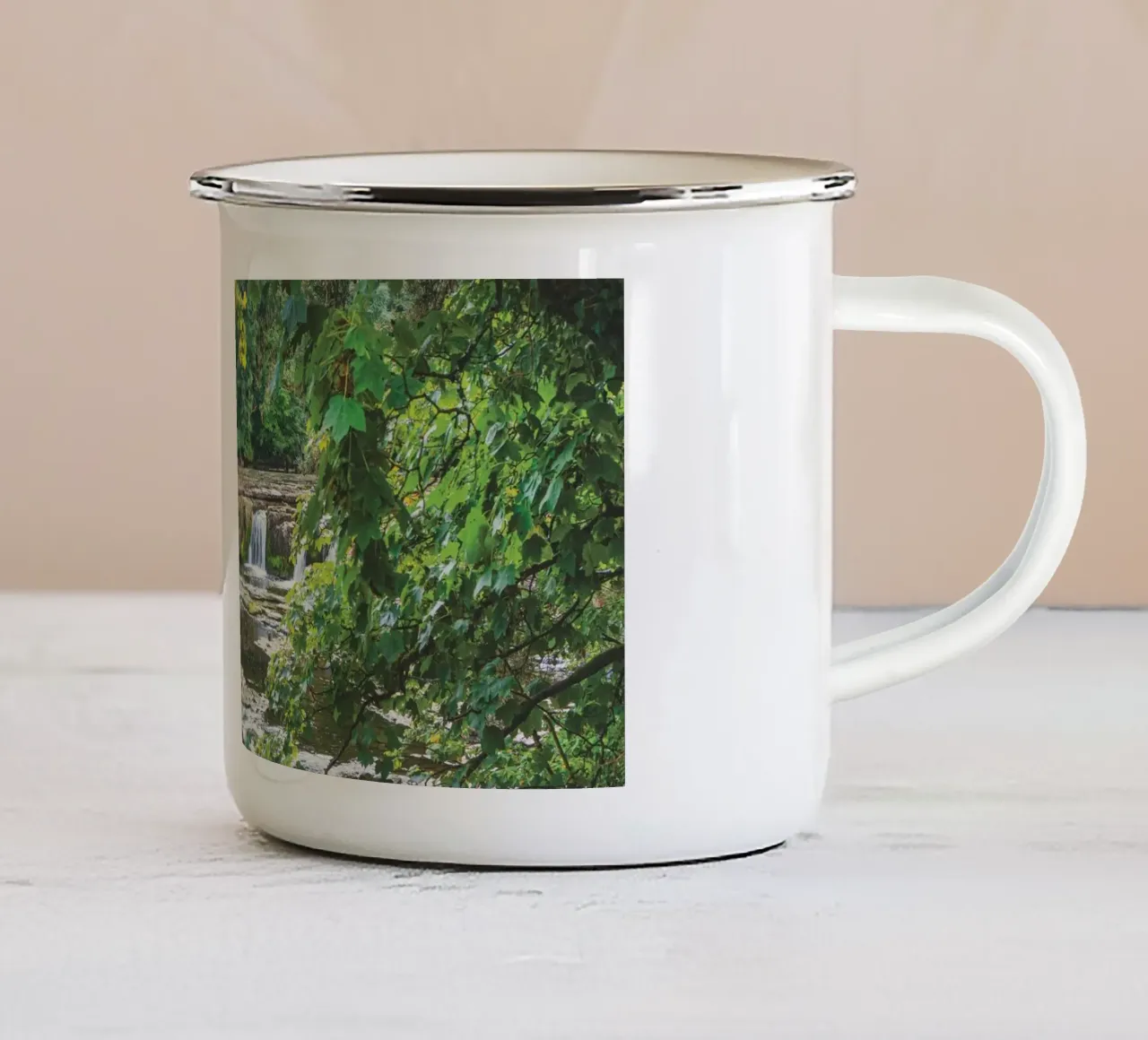 Aysgarth Falls tazza in smalto da Dave Hare Photography