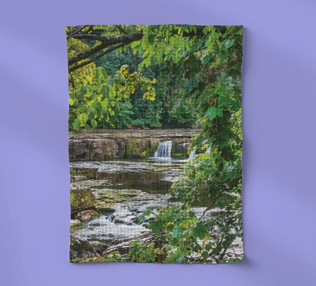Aysgarth Falls tea towel by Dave Hare Photography