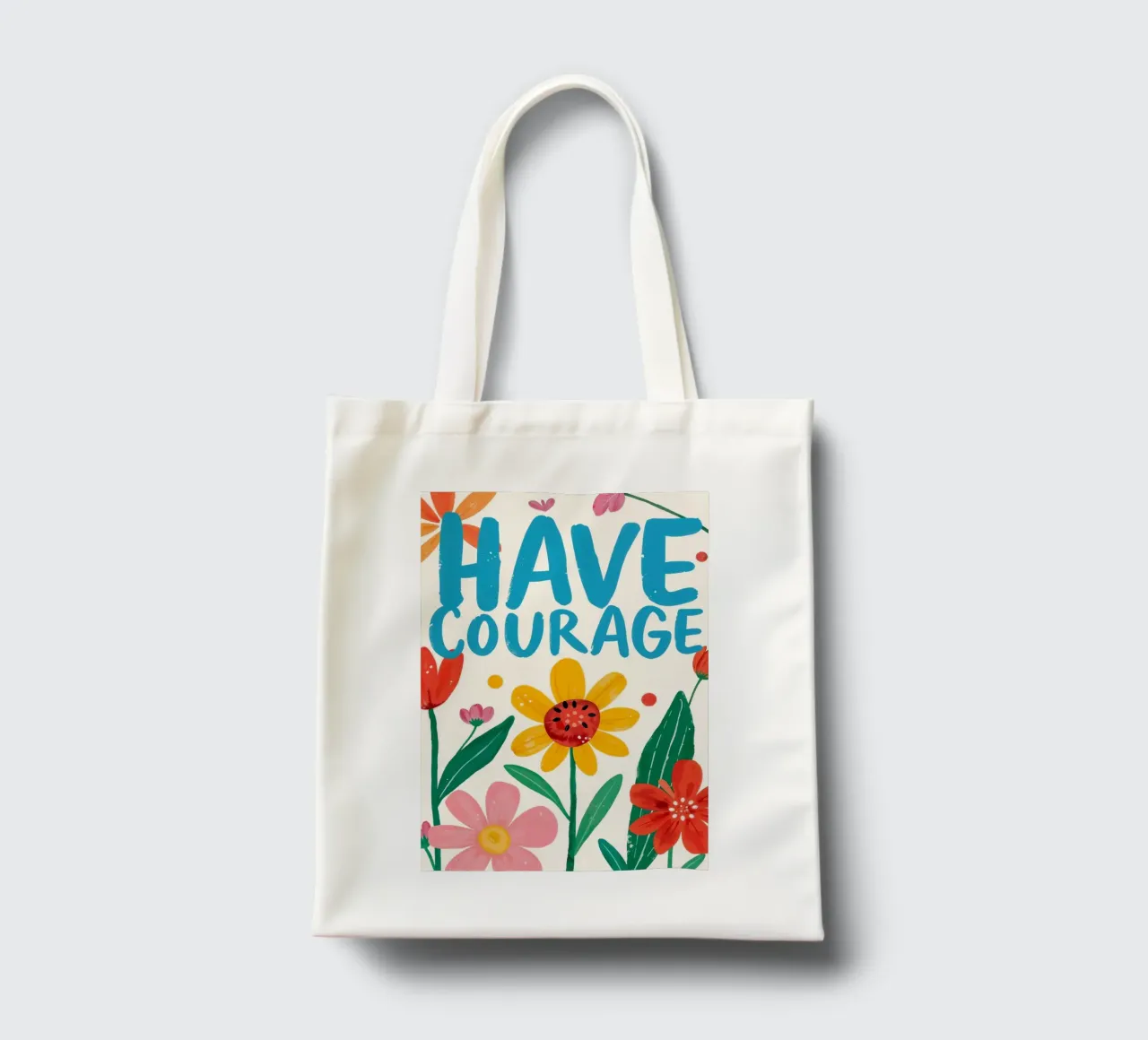 Coraggio in piena fioritura borsa in juta da KidzStudio