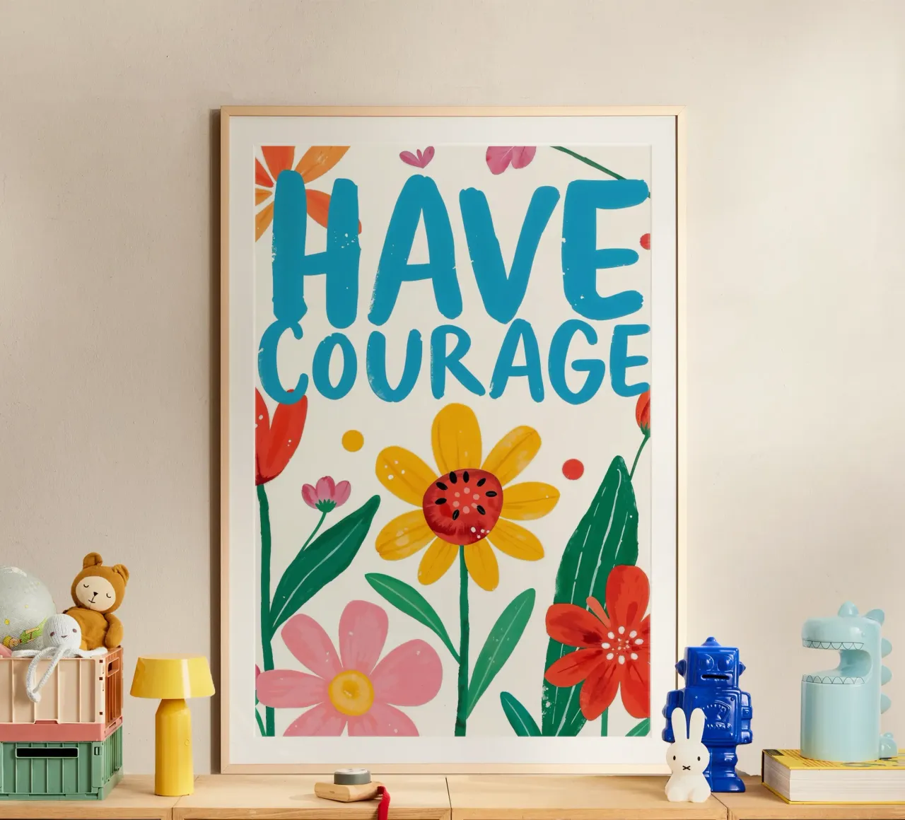 Coraggio in piena fioritura carta hahnemühle da KidzStudio