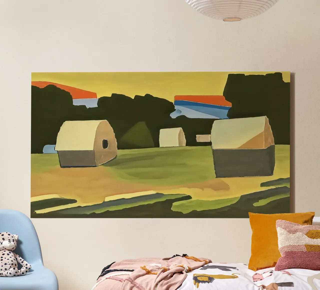 Ausflug_Landschaft_7 Leinwand von Abstract Art by LK