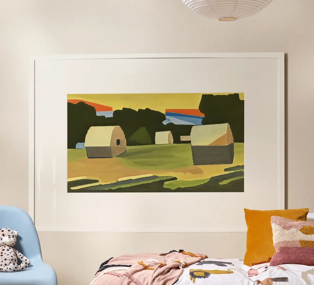 Excursion_landscape_7 poster by Abstract Art by LK