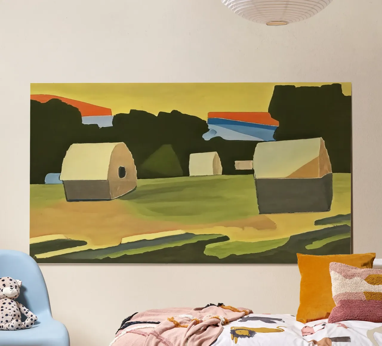 Excursion_landscape_7 poster by Abstract Art by LK