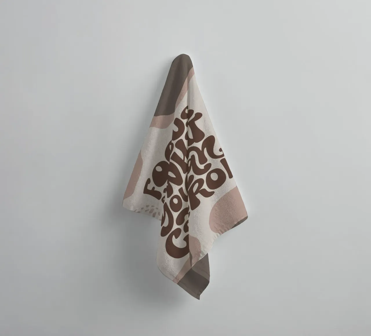 Focus on What You Can Control – Boho Pastel Mindfulness asciugamano da bagno da Soleil Basque