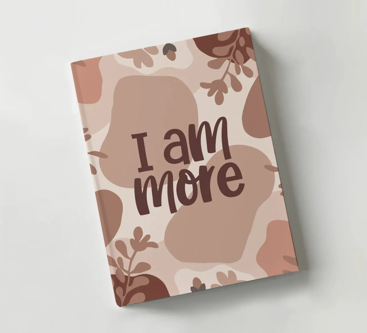 I Am More – Boho Pastel Empowerment Design notebook by Soleil Basque