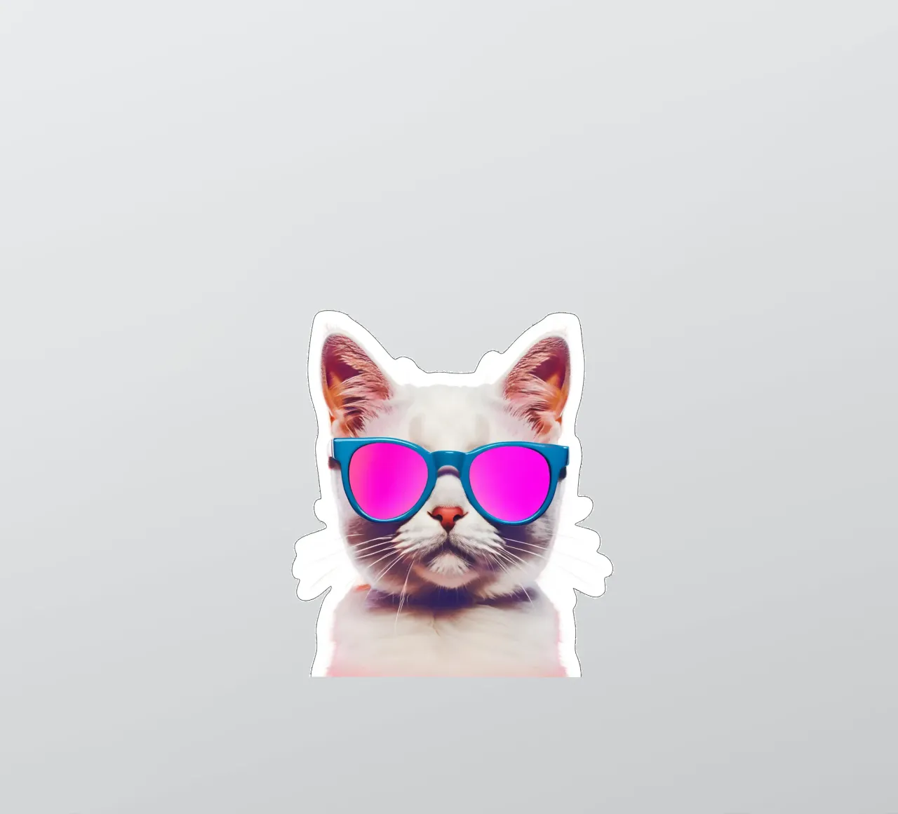Purrfectly Chic sticker by Doodle Dreams Art