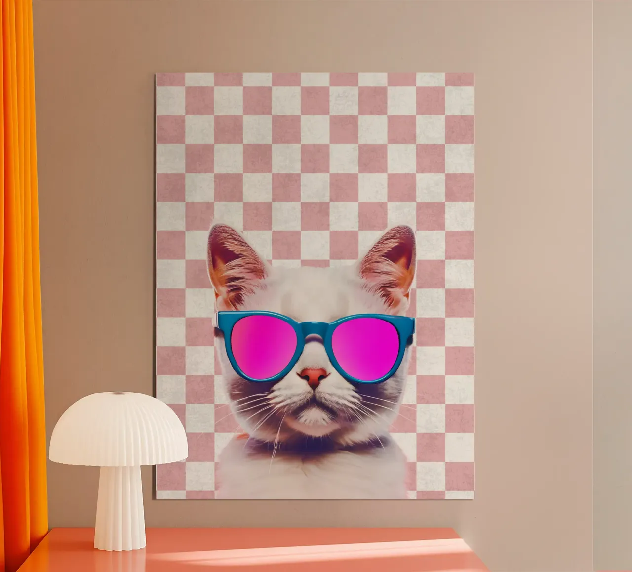 Perfettamente chic poster con telaio in legno da Doodle Dreams Art