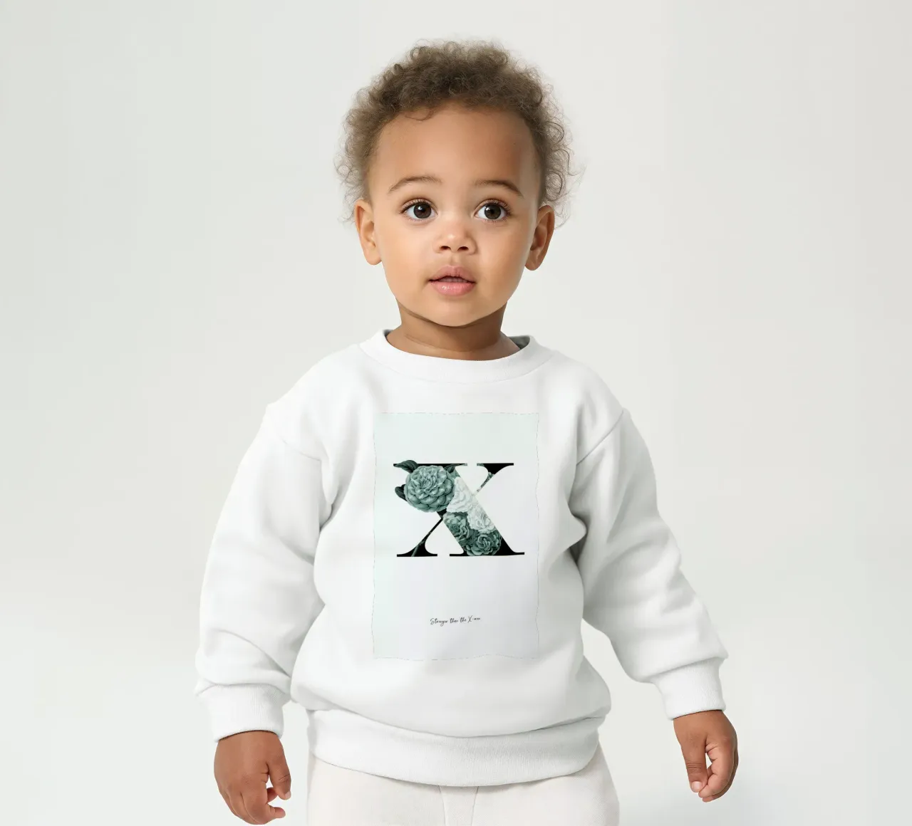 Flower Alphabet - X felpa neonato da Froilein Juno