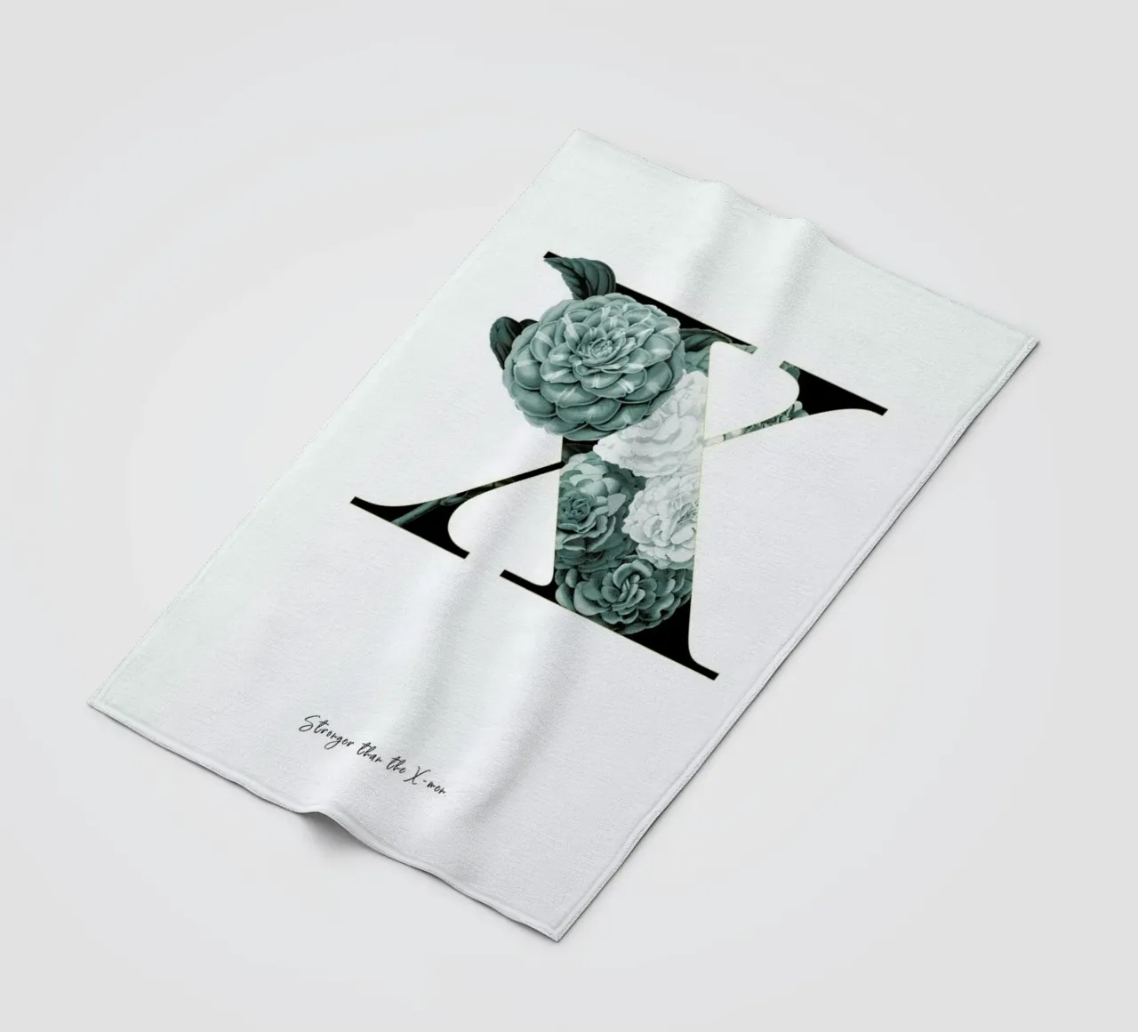 Flower Alphabet - X coperta in pile da Froilein Juno