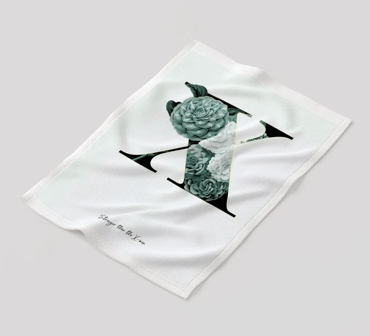 Flower Alphabet - X coperta in pile da Froilein Juno